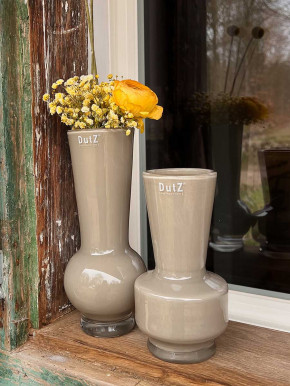 DutZ Collection Glas Vase Vibe taupe H20