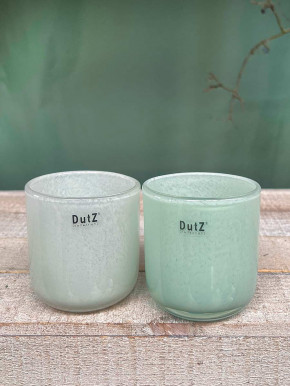 DutZ Collection Glas Pot Votive Cup H9 D8 pale blue