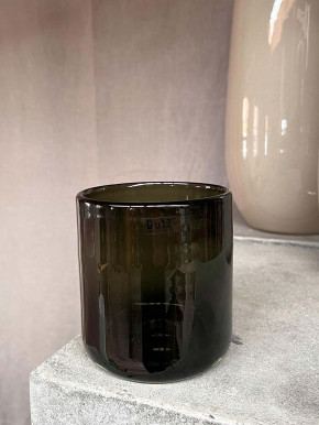 DutZ Collection Glas Pot Votive Cup H13 D11 smoke