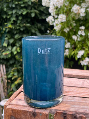 DutZ Collection Glas Vase Cylinder navy H15