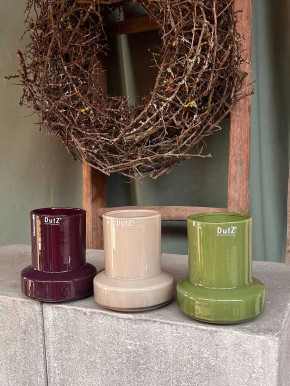 DutZ Collection Glas Vase Sharpo mini plum H16 D14