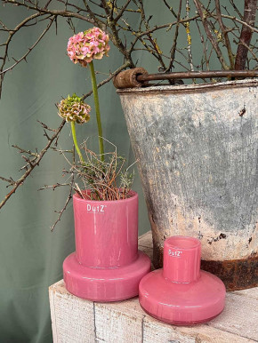 DutZ Collection Glas Vase Sharpo mini rose H16 D14