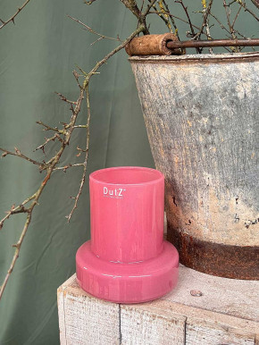 DutZ Collection Glas Vase Sharpo mini rose H16 D14