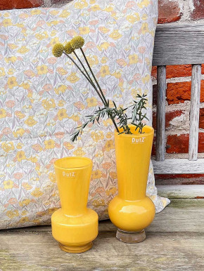 DutZ Collection Glas Vase Vibe ocker gelb H20