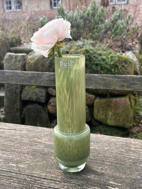 DutZ Collection Glas Vase Rona H24 olivgrün