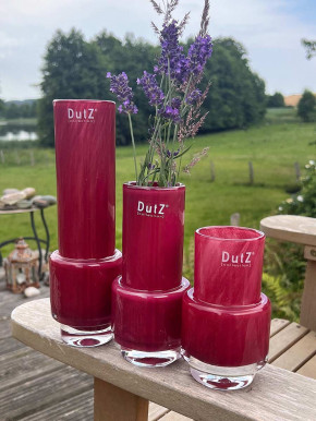 DutZ Collection Glas Vase Rona H18 raspberry