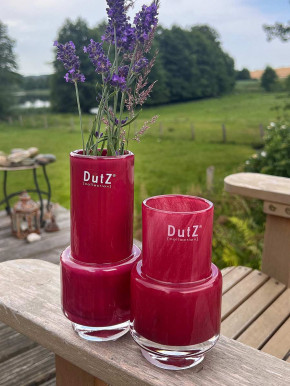 DutZ Collection Glas Vase Rona H18 raspberry