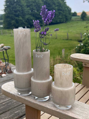 DutZ Collection Glas Vase Rona H14 taupe