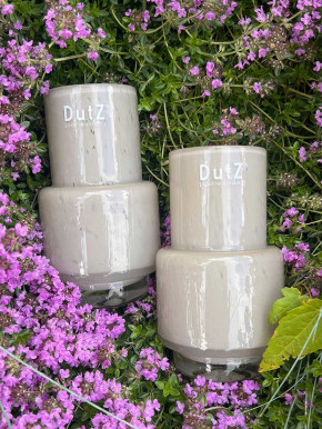 DutZ Collection Glas Vase Rona H14 taupe