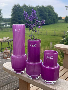 DutZ Collection Glas Vase Rona H18 violet