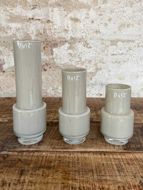 DutZ Collection Glas Vase Rona H24 taupe