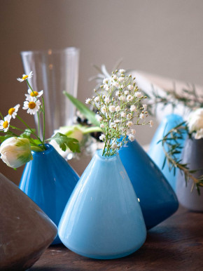 DutZ - Collection Tumbling Vase Hellblau