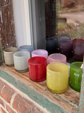 DutZ Collection Votive Glas Windlicht Vase Cylinder smoke H7