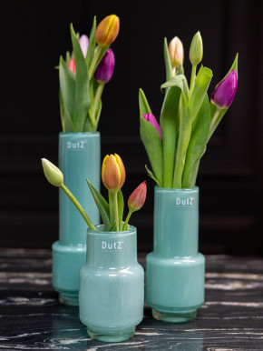 DutZ Collection Glas Vase Rona H24 emerald Pistazie
