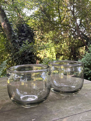 DutZ Collection Glas Vase Bowl H16 D18 klar
