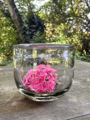 DutZ Collection Glas Vase Bowl H16 D18 klar