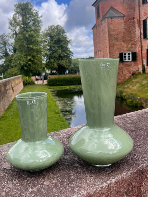 DutZ Collection Glas Vase Loflo H36 D23 pistazie
