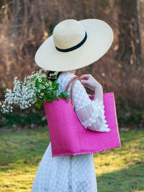 frosch und rabe Shopper pink L