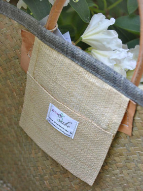 frosch und rabe Shopper hellgrau L