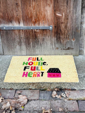 GiftCompany Kokos Fussmatte Fußmatte Türmatte full house full heart