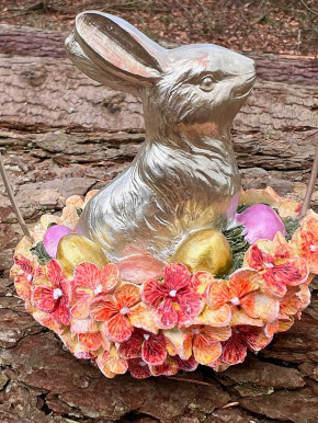 Hase im Blumenkörbchen Osterkorb Osterhase