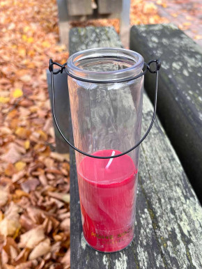 Home Society Candle Tube Kerze Frank im Hängeglas rot Home Society Candle Tube Kerze Frank im Hängeglas rot