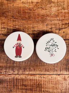 IB Laursen Nostalgie Metalldose Wichtel Keksausstecher Tannenbaum