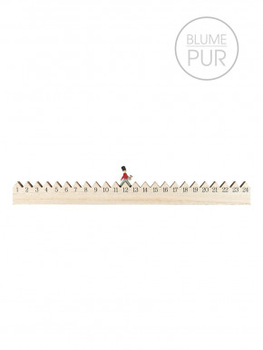 IB Laursen Adventskalender 1-24 Holz Gardist Wache L75