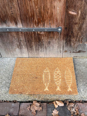 Ib Laursen Kokos Fussmatte Fußmatte Türmatte Fische