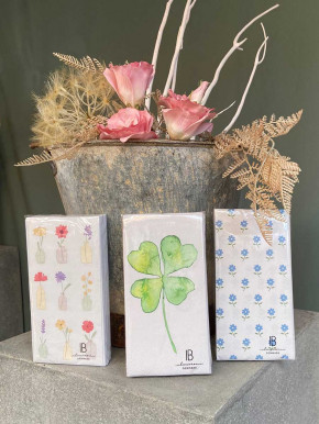 IB Laursen Papier Servietten Flaschenblumen 16 Stück