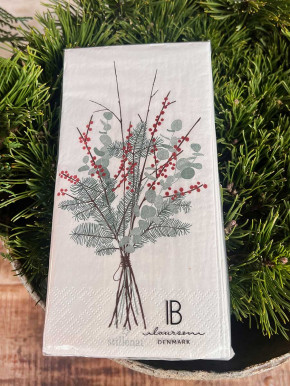 IB Laursen Papier Servietten Weihnachtsstrauß 16 Stück