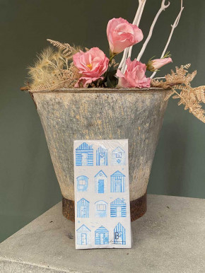 IB Laursen Papier Servietten blaue Häuser 16 Stück