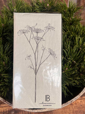 IB Laursen Papier Servietten braune Doldenblume 16 Stück