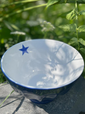 Keramik Schale Bowl dunkelblau Krasilnikoff