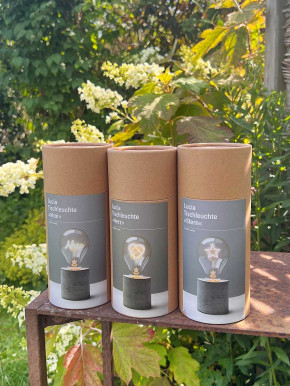 LED Lampe Lucia Tischleuchte Stern von MEA living H18 batteriebetrieben