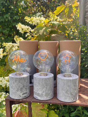 LED Lampe Lucia Tischleuchte Stern von MEA living H18 batteriebetrieben