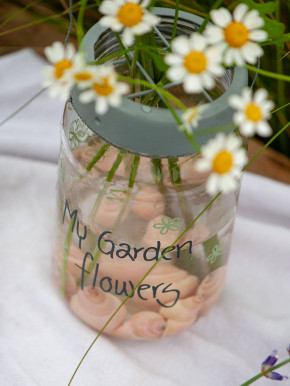 Schraubglas hängend Gardenflowers MADLEYS