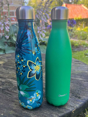 Qwetch Isotherme Flasche matt grün 500ml