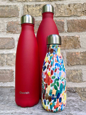 Qwetch Isotherme Flasche Arty bunt 260ml