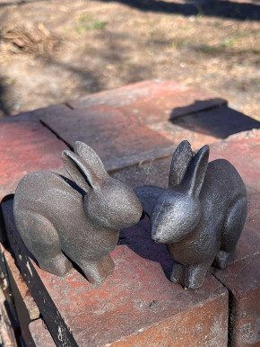 Hase Paolina Shabby braun grau Rostpatina H10