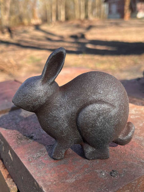 Hase Paolina Shabby braun grau Rostpatina H10