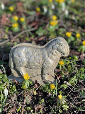Vintage Lamm silber Kuchenformdesign