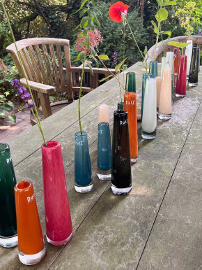 DutZ Collection Glasvase Solifleur H21 D5 smoke