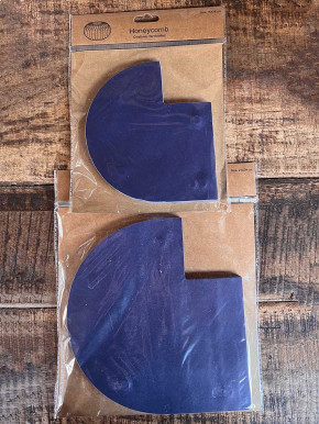 Papiersockel Papierkranz Faltkranz dunkelblau D39 H21