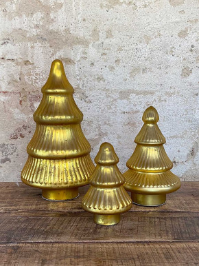 Glas Tanne Sitia Bauernsilber gold matt H20