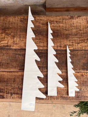 Papier Falt-Tannenbaum Dacia creme H45