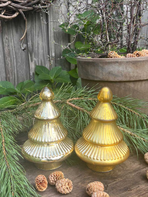 Glas Tanne Sitia Bauernsilber gold matt H20