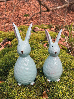 Keramik Osterhase Hase Benja türkis H18 Vosteen