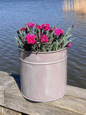 Metalleimer Set Jake taupe 5-teilig