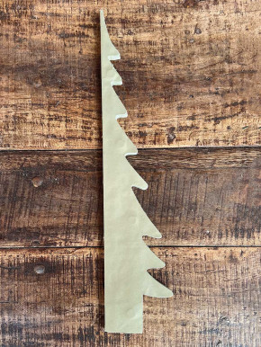 Papier Falt-Tannenbaum Dacia hellgrün H66